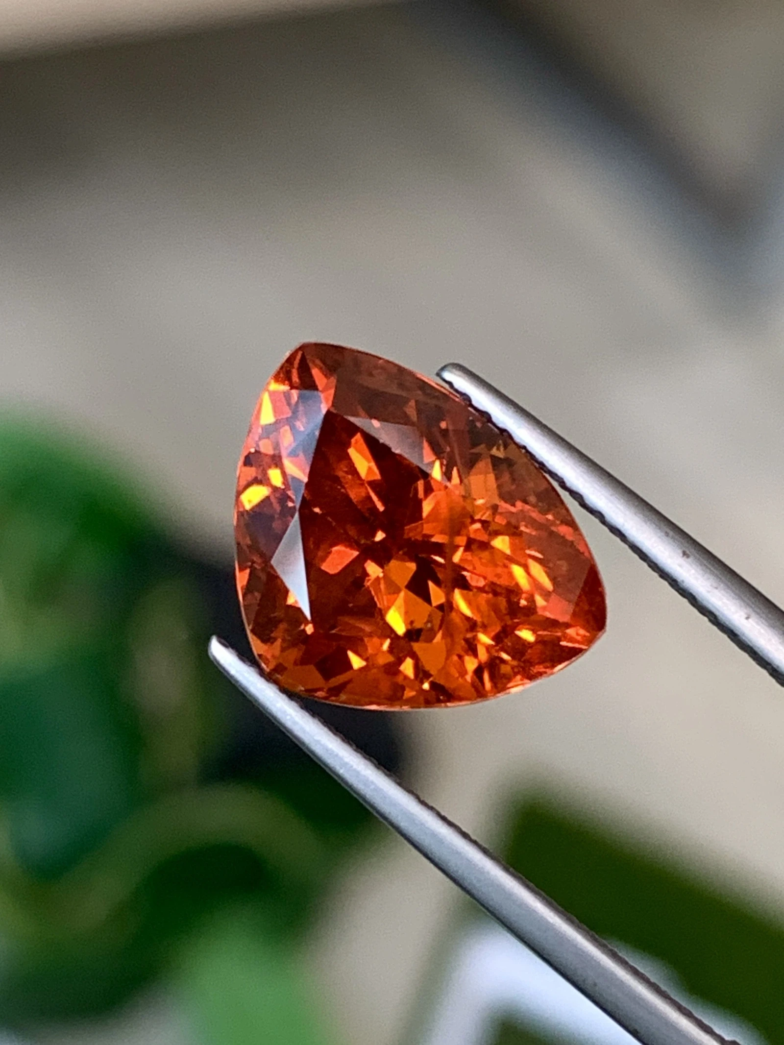7.90 Cts Nigeria Top Grade Natural Fanta Spessartite Garnet Beautiful Fire