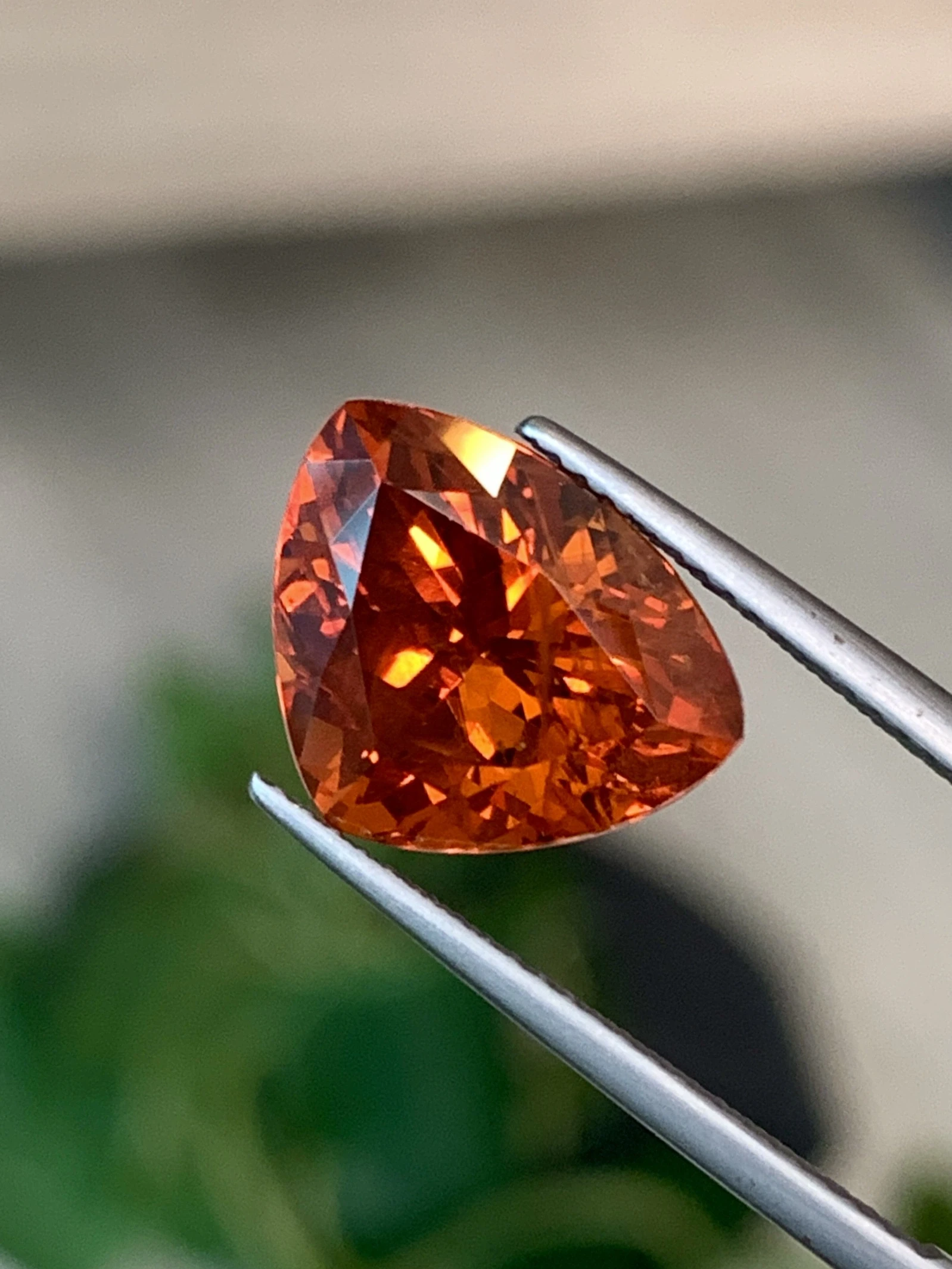 7.90 Cts Nigeria Top Grade Natural Fanta Spessartite Garnet Beautiful Fire