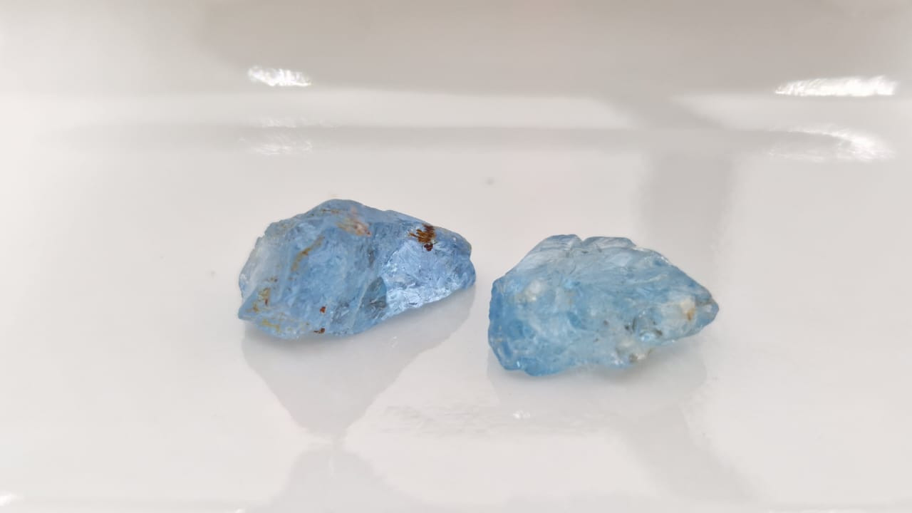 13.10 Ct. Blue Aqua From Nigeria