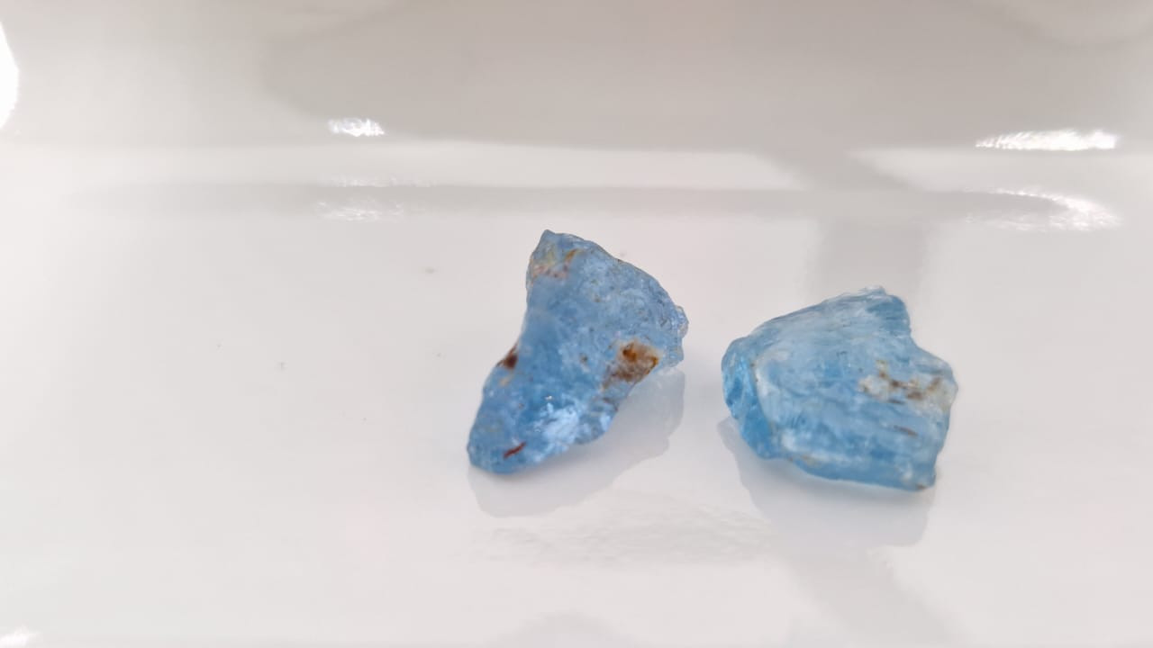 13.10 Ct. Blue Aqua From Nigeria
