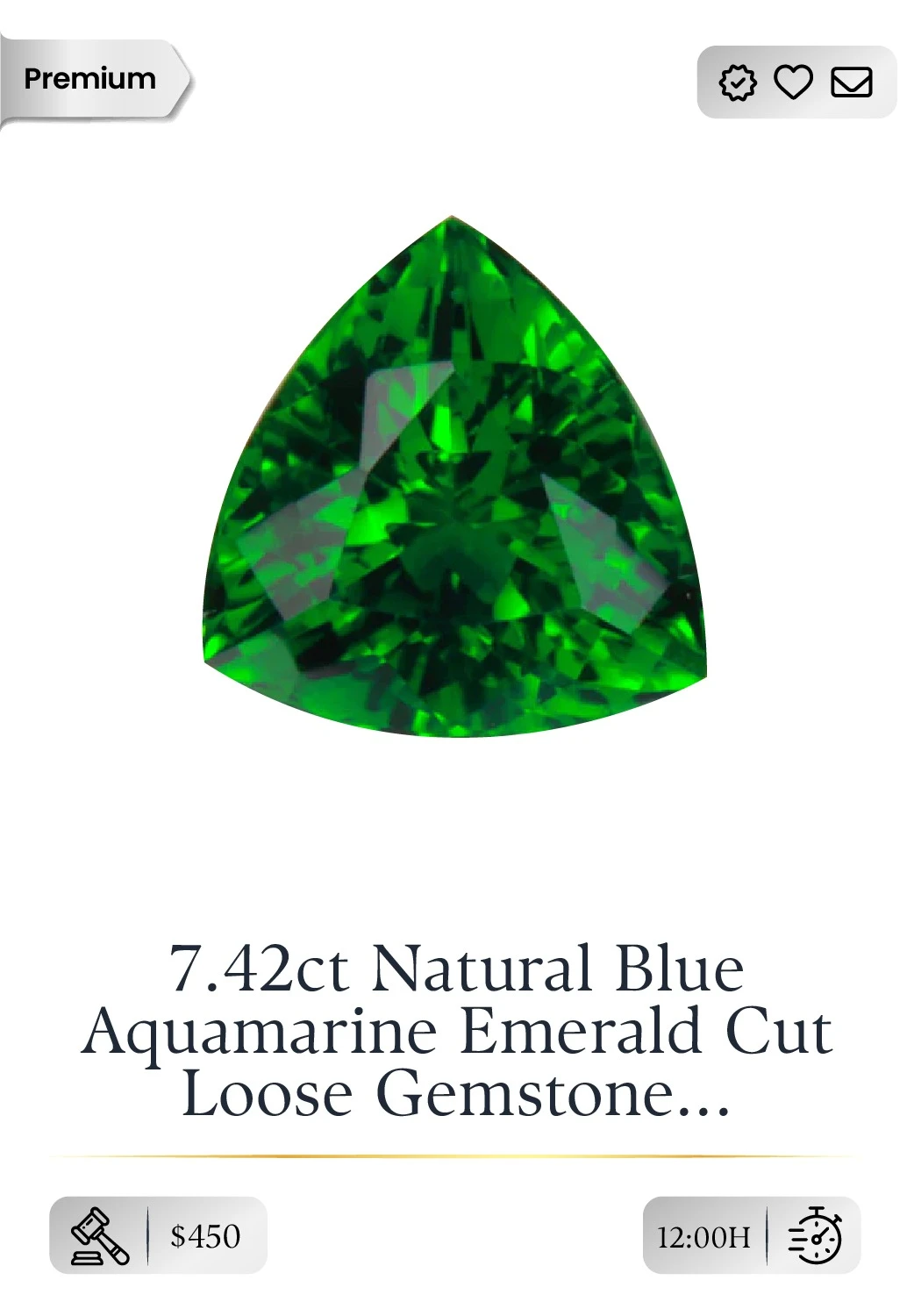 2.67ct Clean Blue Sapphire Facet Quality Rough from Madagascar